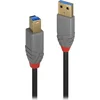 Image de LINDY USB 3.2 Kabel Typ A/B Anthra Line M/M 5m