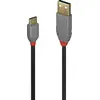 Image de Lindy 0.5m USB 2.0 Type A to C Cable, Anthra Line