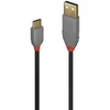 Image de LINDY USB 2.0 Kabel Typ A/C Anthra Line M/M 2m