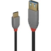 Image de Lindy 0.15m USB 3.2 Type C to A Adapter Cable, 10Gbps, Anthra Line