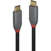 Image de Câble LINDY USB 3.1 type C/C 5A PD Anthra Line M/M 1m