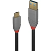 Image de Lindy 36912 câble USB USB 3.2 Gen 2 (3.1 Gen 2) 1,5 m USB C USB A Noir, Gris