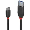 Image de Lindy Câble USB 3.2 Type A vers C de 0.15m, 10Gbit/s, noir - Neuf