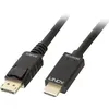 Image de Câble Adaptateur Lindy Displayport / Hdmi Fiche Mâle Displayport, Fiche Mâle Hdmi-a 5.00 M Noir 36924 Câble Displayport C241911