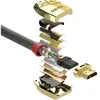Image de 37864 Lindy Gold Line Hdmi 4k (5 M) - Cordon Hdmi 4k - Mâle/mâle - 5 Mètres - Résolution Maximale 4096 X 2160 - Revêtement Plaqué Or 24 Carats