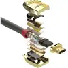 Image de 7.5m High Speed Hdmi Cable Gold Male/male - Lindy