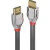 Image de Câble De Raccordement Lindy Hdmi Fiche Mâle Hdmi-a, Fiche Mâle Hdmi-a 10.00 M Gris 37876 4k Uhd Câble Hdmi