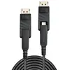Image de Lindy Câble Mini DisplayPort 1.4 Hybride Fibre Optique, connecteurs DP fournis, 30m - Neuf