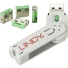 Image de Clé Usb & 4 Verrous Usb, Vert Lindy 40451