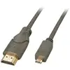 Image de Lindy 41353 câble HDMI 2 m HDMI Type A (Standard) HDMI Type D (Micro) Noir, Or - Neuf