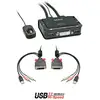 Image de Lindy Switch KVM DVI-D Single Link, USB 2.0 & audio, 2 ports - Neuf