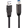 Image de Lindy 43098 câble USB USB 3.2 Gen 1 (3.1 Gen 1) 10 m USB A USB B Noir
