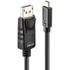 Image de Lindy Câble adaptateur USB Type C vers DP 4K60 avec HDR, 5m - Neuf