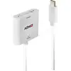 Image de Convertisseur Lindy USB C mâle vers DVI-D mâle 20cm (Blanc) #DEFAULT