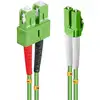Image de Lindy 46320 câble InfiniBand et à fibres optiques 1 m 2x LC 2x SC Vert - Neuf