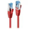 Image de Câble patch LINDY Cat6A S/FTP PIMF LSOH rouge 0.30m