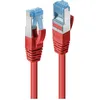 Image de Lindy 47167 Cat6A S/FTP PIMF LSOH, rot, 7.50m Patchkabel