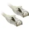 Image de Lindy - 47241 Rj45 Câble Réseau, Câble Patch Cat 6 F/utp 0.50 M Gris Avec Cliquet D'Encastrement 1 Pc(s) C230321