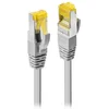 Image de Lindy 47260 Patchkabel 0.30m RJ45 S/FTP LSOH, mit Cat7 Rohkabel, grau