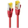 Image de Lindy Câble réseau Rouge S/FTP LSZH, 3m - Neuf