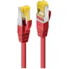 Image de LINDY Patchkabel Cat6A S/FTP LSOH Cat7 Rohkabel rot 20m
