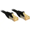 Image de Câble patch LINDY Cat6A S/FTP LSOH Cat7 câble brut noir 5.00m