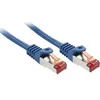 Image de Lindy - 47350 Rj45 Câble Réseau, Câble Patch Cat 6 S/ftp 0.30 M Bleu 1 Pc(s) C234061