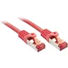 Image de Lindy - 47363 Rj45 Câble Réseau, Câble Patch Cat 6 S/ftp 1.50 M Rouge 1 Pc(s) S235232