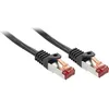 Image de 47370 Rj45 Câble Réseau, Câble Patch Cat 6 S/ftp 0.30 M Noir 1 Pc(s) C234661 - Lindy