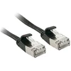 Image de Câble patch LINDY Cat6A U/FTP plat noir 2.00m