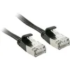 Image de Lindy - 47482 Rj45 Câble Réseau, Câble Patch Cat 6a U/ftp 2.00 M Noir Avec Cliquet D'Encastrement 1 Pc(s) C186131