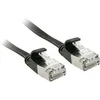 Image de Lindy - 47483 Rj45 Câble Réseau, Câble Patch Cat 6a U/ftp 3.00 M Noir Avec Cliquet D'Encastrement 1 Pc(s) C186181