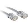 Image de Lindy 47494 Cat6 U/UTP Flachband-Patchkabel, grau, 5.00m Ohne Schirmung