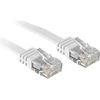 Image de LINDY Patchkabel Cat6 Flachband ungeschirmt weiß 2.00m