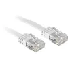 Image de Lindy - 47502 Rj45 Câble Réseau, Câble Patch Cat 6 U/utp 2.00 M Blanc Avec Cliquet D'Encastrement 1 Pc(s) C230761