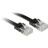Image de Lindy - 47525 Rj45 Câble Réseau, Câble Patch Cat 6 U/utp 10.00 M Noir Avec Cliquet D'Encastrement 1 Pc(s) C230571