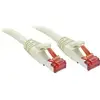 Image de Lindy - 47704 Rj45 Câble Réseau, Câble Patch Cat 6 S/ftp 2.00 M Gris Avec Cliquet D'Encastrement 1 Pc(s) C238041