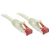 Image de 47706 Rj45 Câble Réseau, Câble Patch Cat 6 S/ftp 5.00 M Gris Avec Cliquet D'Encastrement 1 Pc(s) C238081 - Lindy