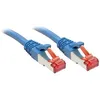 Image de Lindy - 47715 Rj45 Câble Réseau, Câble Patch Cat 6 S/ftp 0.30 M Bleu 1 Pc(s) S235762