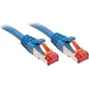 Image de Lindy 47716 Câble Cat6 S/FTP, bleu, 0.50m Câble patch