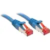 Image de Câbles Réseau Et Dac Lindy Cat.6 S/ftp Cable Blue 1m Patchcable
