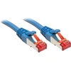 Image de Câble de brassage Lindy 47720 Cat6 S/FTP, bleu, 3.00m