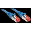 Image de Lindy - Patch-Kabel - RJ-45 (M) - RJ-45 (M) - 20,0m - SFTP, PiMF - CAT 6e - glatt - Blau (47725)