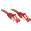 Image de Lindy - 47736 Rj45 Câble Réseau, Câble Patch Cat 6 S/ftp 5.00 M Rouge 1 Pc(s) S239082