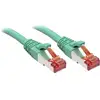 Image de Lindy - 47753 Rj45 Câble Réseau, Câble Patch Cat 6 S/ftp 10.00 M Vert Avec Cliquet D'Encastrement 1 Pc(s) C236281