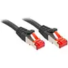 Image de 47777 Rj45 Câble Réseau, Câble Patch Cat 6 S/ftp 1.00 M Noir 1 Pc(s) R984801 - Lindy