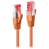 Image de Lindy 47806 Cat6 S/FTP Kabel, orange, 0.50m Patchkabel