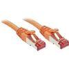 Image de 47808 Rj45 Câble Réseau, Câble Patch Cat 6 S/ftp 1.50 M Orange Avec Cliquet D'Encastrement 1 Pc(s) C236941 - Lindy
