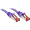 Image de Lindy - Cat.6 S/ftp Cable Purple 1m Patch Cable