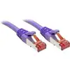 Image de Lindy - 47824 Rj45 Câble Réseau, Câble Patch Cat 6 S/ftp 2.00 M Violet Avec Cliquet D'Encastrement 1 Pc(s) C234151